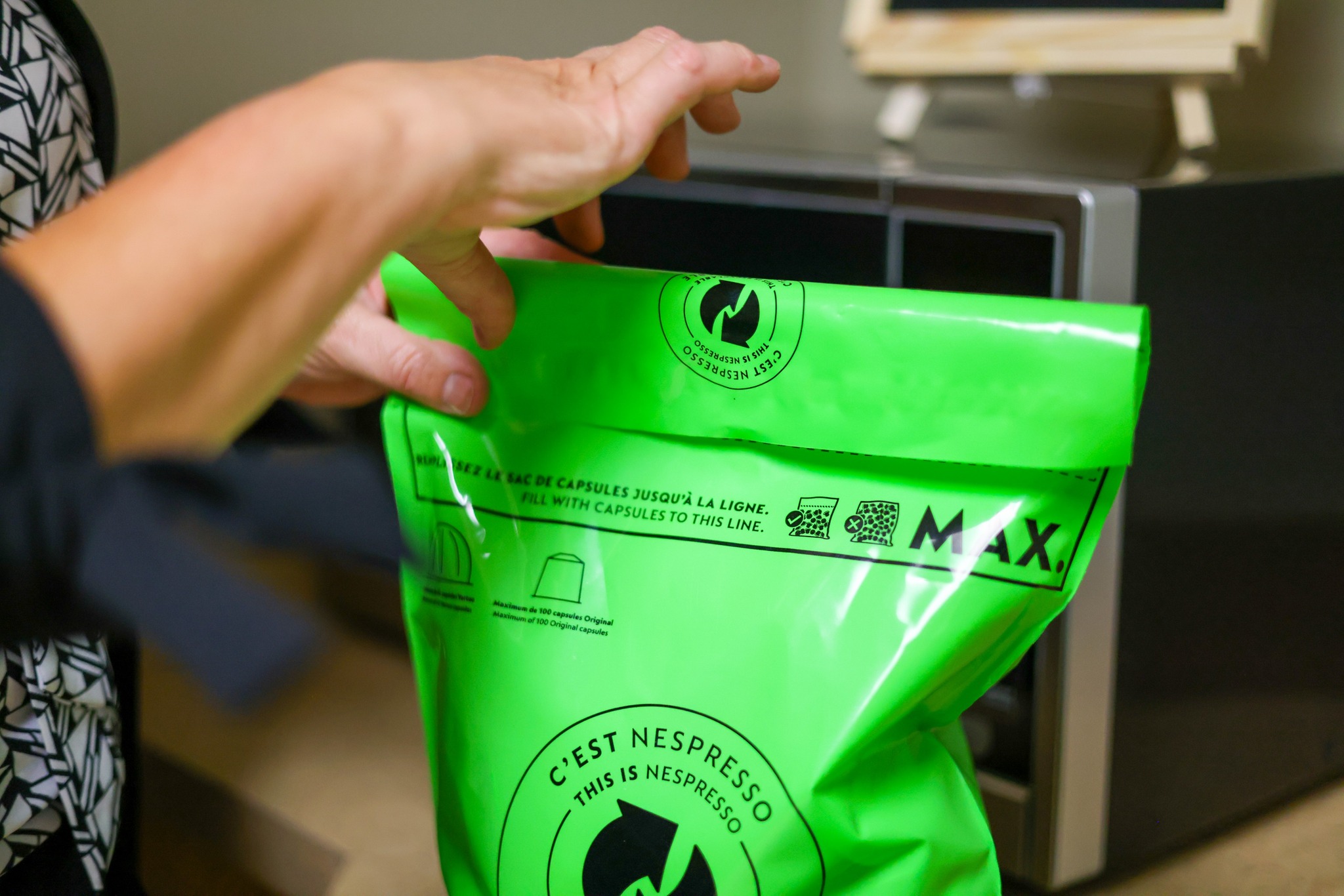 City of Grande Prairie teams up with Nespresso's green bag solution